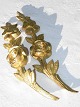 Forgyldt bronze. Pynt til til udsmykning på møbler. Længde 24 cm. Frankrig 19.årh.