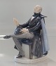 Kgl. figur fra Royal Copenhagen 1848 RC H.C. Andersen Skyggen 19 cm Chr. Th. 1917 2. sortering  ...