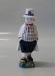 Aluminia fajance Børnehjælpsdagsfigurer. 1948 Bondeknøs (Hans) # 2547 15,5 cm ...