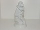 Hackefors fra Sverige, Blanc de Chine Figur, Knælende dame.Højde 16,5 cm.Perfekt stand ...