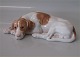 Bing & Grøndahl Hund B&G 2044 Pointer liggende Lauritz Jensen 25 cm I fin og hel stand. 