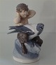 Kgl. figur fra Royal Copenhagen 2113 Pan med krage Chr Thomsen I hel og fin stand PUK, Faun