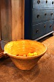 Decorative, 
large old 
handmade French 
clay dish 
"Tian'' ...