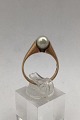 Danam Antik 
presents: 
Hans 
Hansen 14 ct 
Gold Ring with 
Pearl