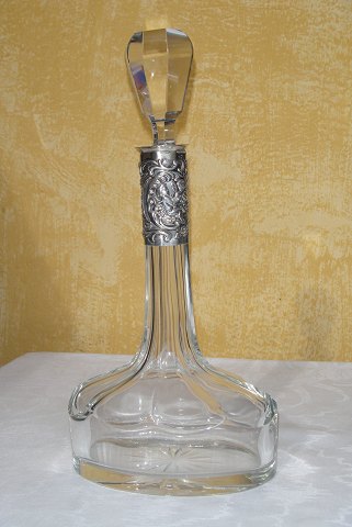 Decanter with silver