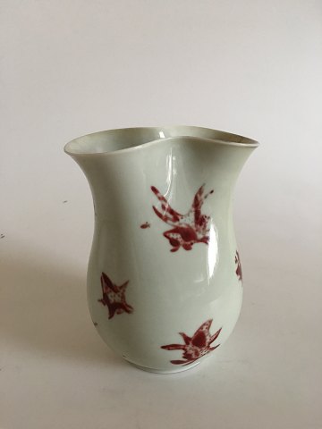 Kgl. Porcelæn Unika vase af Thorkild Olsen fra 1950