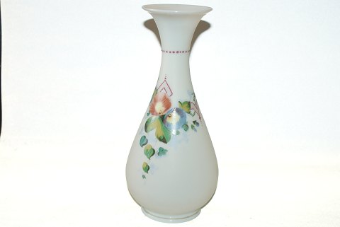 1800 tals Opaline vase, Malet med blomster