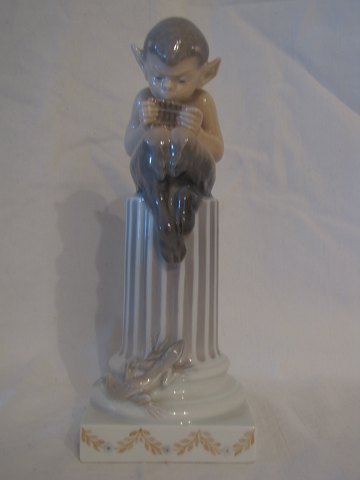 Faun on pedestal with lizard
Royal Copenhagen