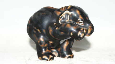 Royal Copenhagen Stoneware Figurine, Elephant young