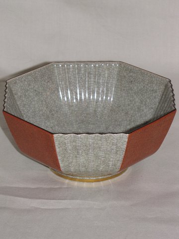 Krakkele 
Octagonal bowl
Royal Copenhagen