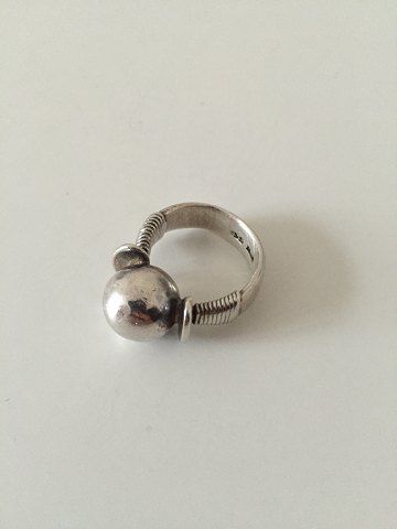Hans Hansen Sterling Sølv Ring designet af Karl Gustav Hansen