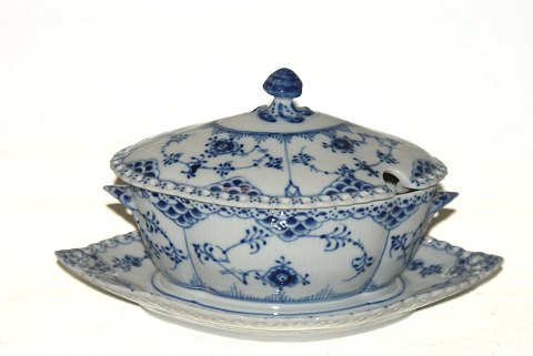 Royal Copenhagen Blue Fluted Full Lace, Sauce bowl with lid