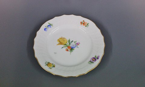 Kongeligt porcelæn saksisk blomst. Lille tallerken. 
5000m2 udstilling.