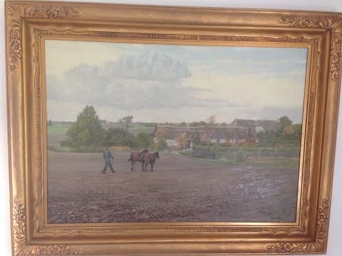 Large Ole Ring Oil Painting