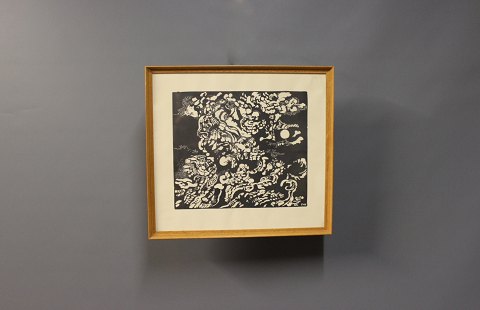 Print in wooden frame signed S.W.H. by Svend Wiig Hansen, 1922-1997.
5000m2 showroom.