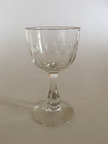 Holmegaard Derby Hvidvinsglas 13 cm H.