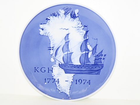 Royal Copenhagen commemorative plate from 1974
Greenland Trande