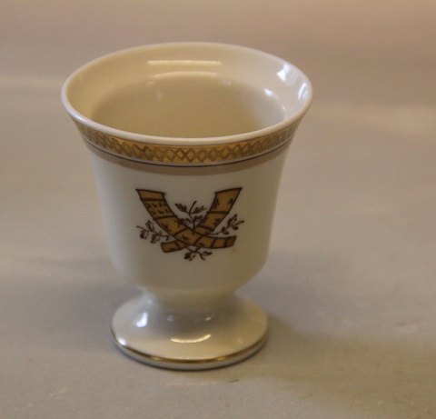 Guldhorn Royal Copenhagen porcelæn 9728 Egg cup 6 cm