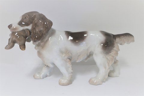 Bing & Grondahl. Cocker Spaniel with bird in mouth. Model 2061. (1 quality)