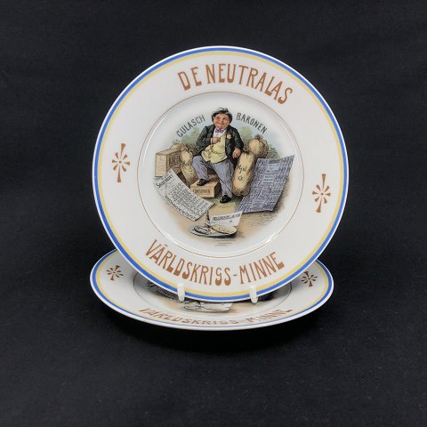 A set of "commemorative" plates from World War I
