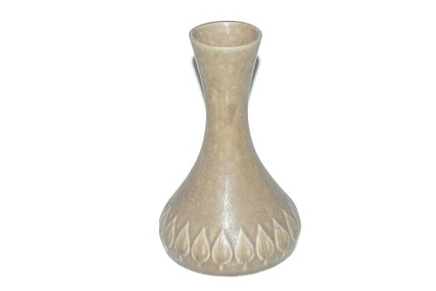 Relief Nissen Kronjyden stoneware frame vase
Leaf-shaped pattern
Height 16 cm