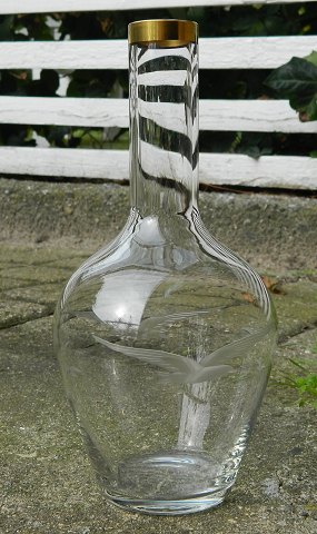 Seagull carafe in glass for wine or water