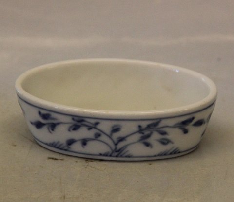 B&G Blue Butterfly porcelain  055 a Oval salt cellar, (small) 6.5 cm
