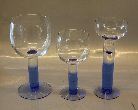 Iittala, Finland, Mondo  Glasservice Rødvin, Hvidvin Vase og lysestager
