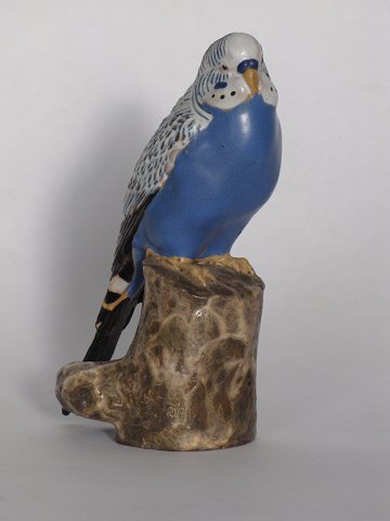 Blue budgerigar
Aluminia / Royal Copenhagen.