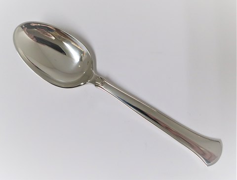Hans Hansen. Silver (830). Arvesölv no.5. Dessert spoon. Length 17 cm.