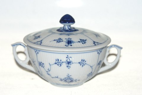 Royal Copenhagen Blue Fluted Plain Bouilion cup with lid without saucer