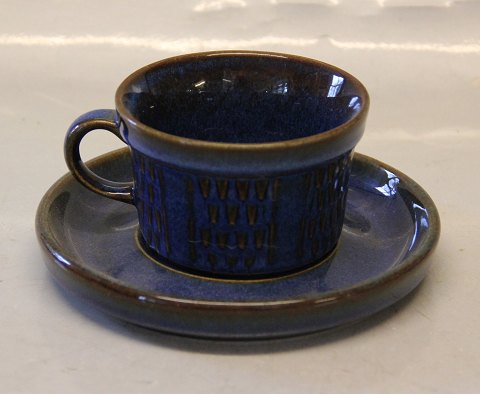 Granit - 1829 Tea cup & saucer 14.5 cm Bornholm pottery  from Soeholm
