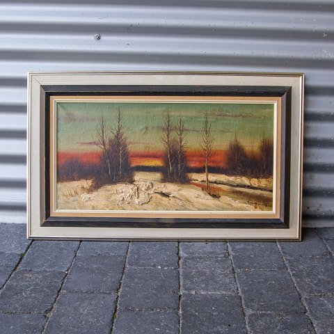 Maleri skov i sne
Finn Dannerfjord