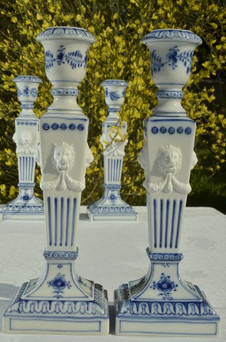 Royal Copenhagen  Blue fluted plain,  Candle holders 15