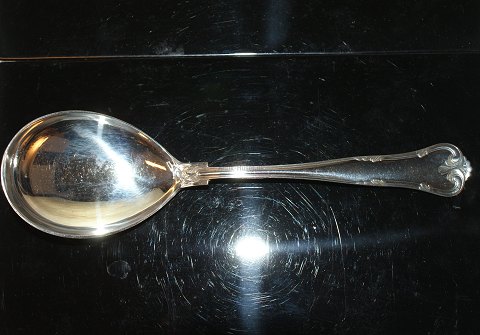 Herregaard Silver, serving spoon oval Iaf
Length 22 cm.