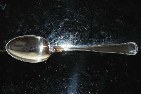 Dobbeltriflet silver, Dessert spoon / Lunch spoon
Length 18.5 cm.