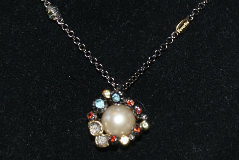 Designers Favorites Necklace,
Sterling Silver Black Rhodium 18K Gold Plated
