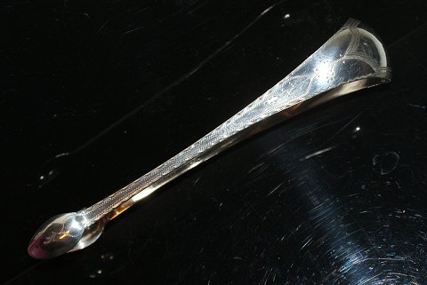 Sukkertang / Kandistang Empire Sølv 
Længde 15,5 cm.