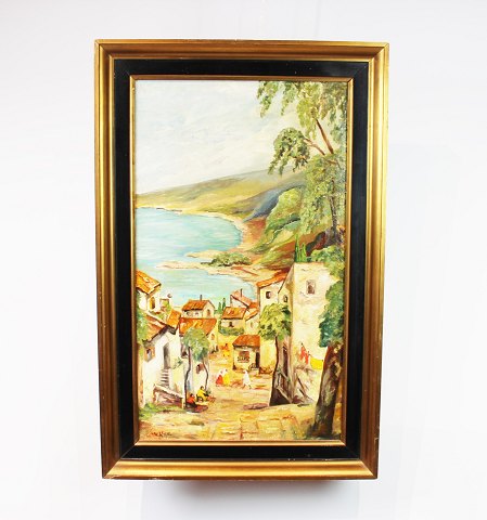 Oil painting with southern motif signed by V. Holst in 1948.
5000m2 showroom.
