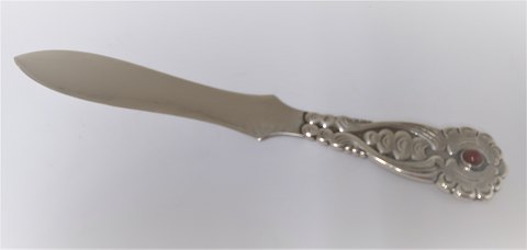 Silver letter opener. (830). Length 23 cm.