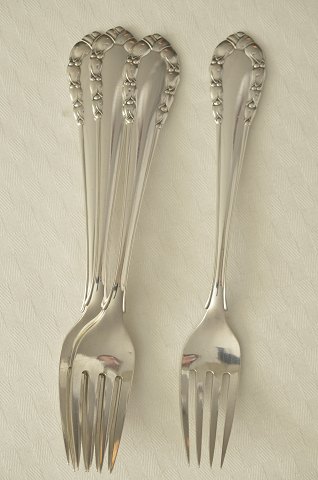 Georg Jensen Georg Jensen Lily of the Valley  Dinner fork with with 
inscscription