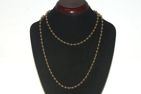 Elegant ball Gold necklace 14 carat gold