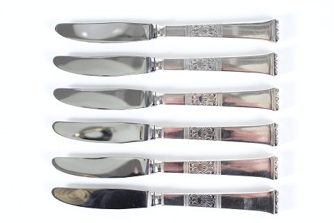 Rigsmønstret Sølvbestik
Middagsknive
L 21,5 cm
