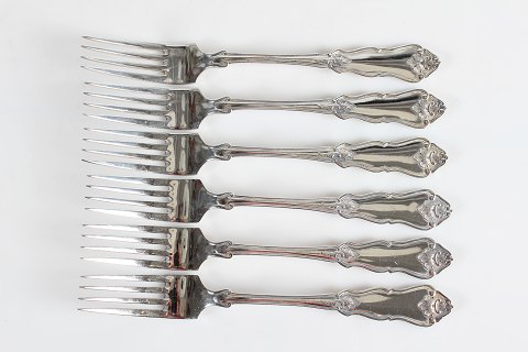 Rosenborg Silver Cutlery
by A. Dragsted
Dinner forks
L 19,5 cm
