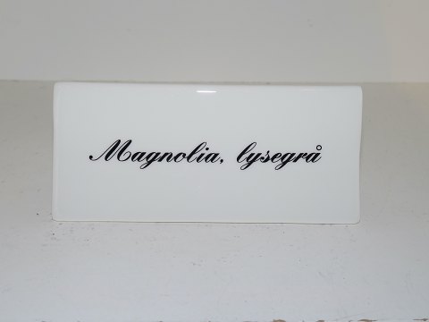 Royal Copenhagen 
Grey Magnolia Dealer sign