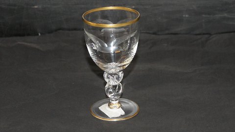 Port wine glass # Seagull glass from Lyngby Glasværk.