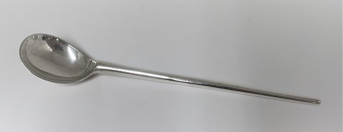 Hans Hansen. Silberbesteck (925). Marmeladenlöffel. Länge 16 cm.