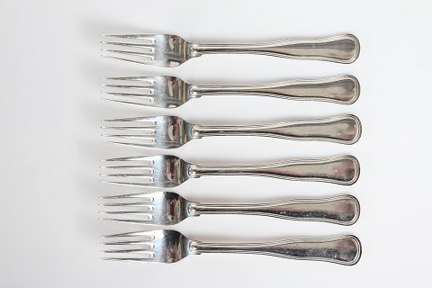 Cohr Dobl. Riflet Silver
Old Danish Silver
Dinner Forks
L 19 cm