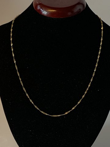 Elegant Halskæde i 14 karat Guld
Stemplet 585
Længde 47 cm ca