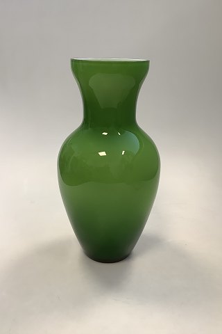 Holmegaard / Royal Copenhagen Stor Grøn Glas Vase